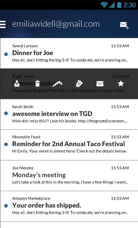 Email App for Gmail & Exchange Screenshot 2