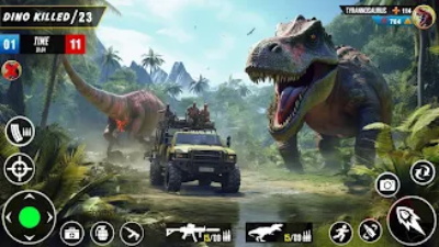 Wild Dinosaur Hunting Games 3D Zrzut ekranu 2