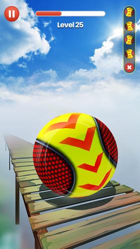 Rolling Sky: Balance Ball Game स्क्रीनशॉट 2