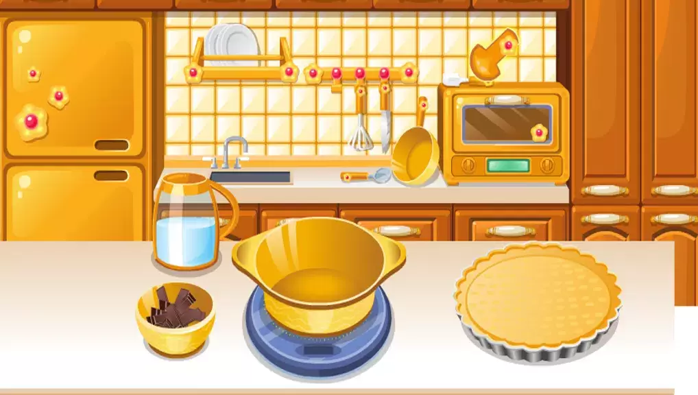 girls cooking games chocolate Screenshot 1