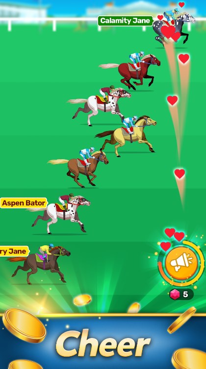 Horse Racing Hero Riding Game Schermafbeelding 0