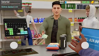 Supermarket Manager Simulator Tangkapan skrin 0