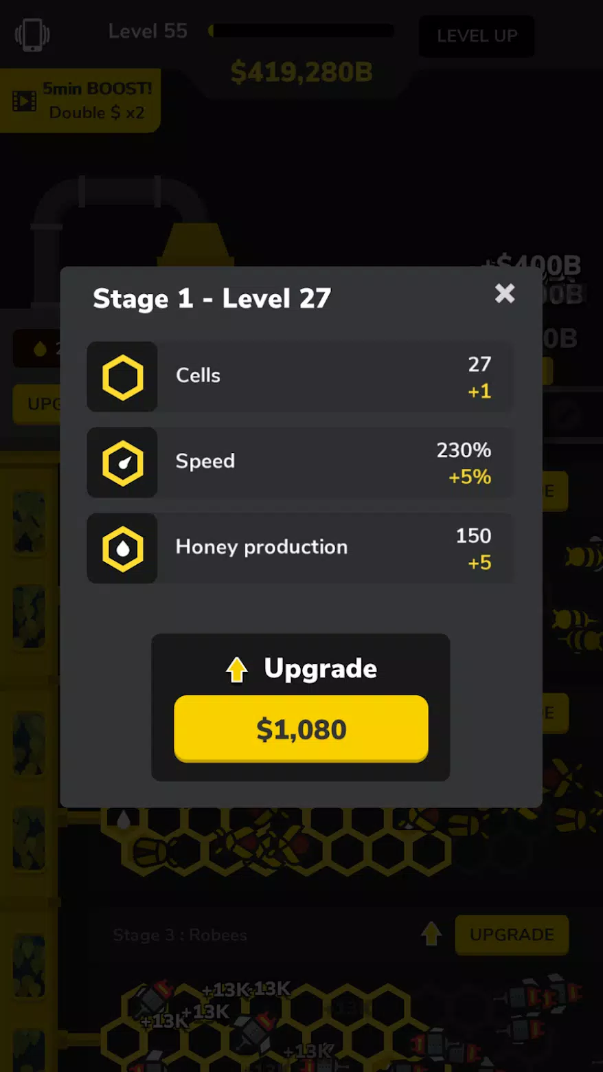 Idle Bee Factory Tycoon スクリーンショット 1