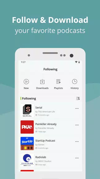 Podcast Player App - Podbean Zrzut ekranu 3