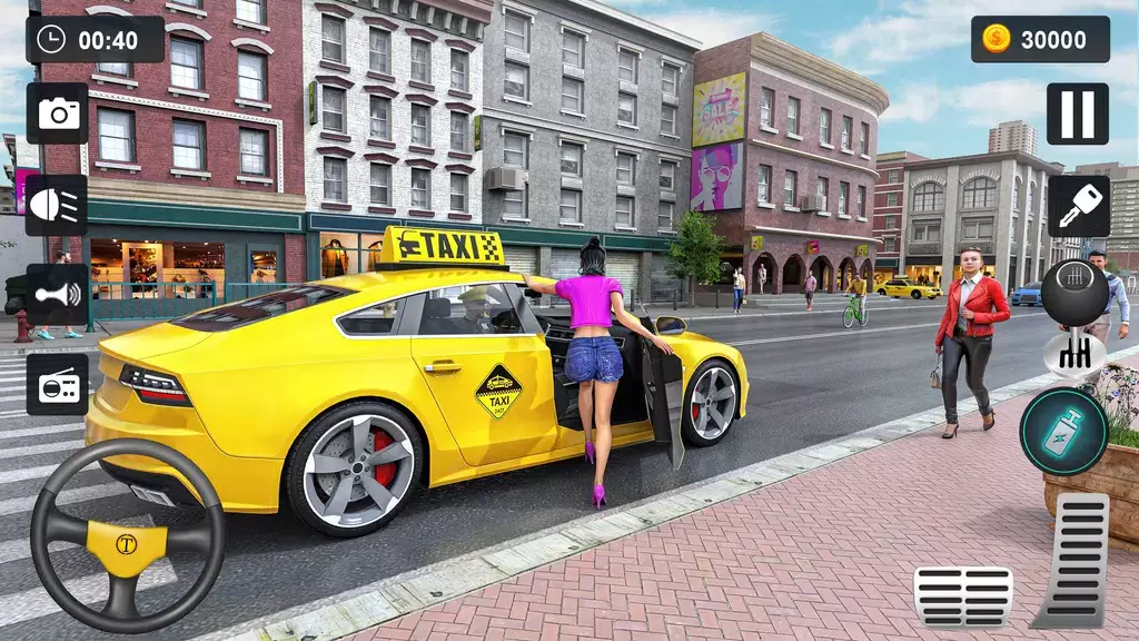 Taxi Simulator 3D - Taxi Games Captura de tela 0