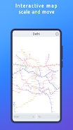 Delhi metro map 스크린샷 1