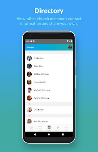 Church Center App Captura de pantalla 2