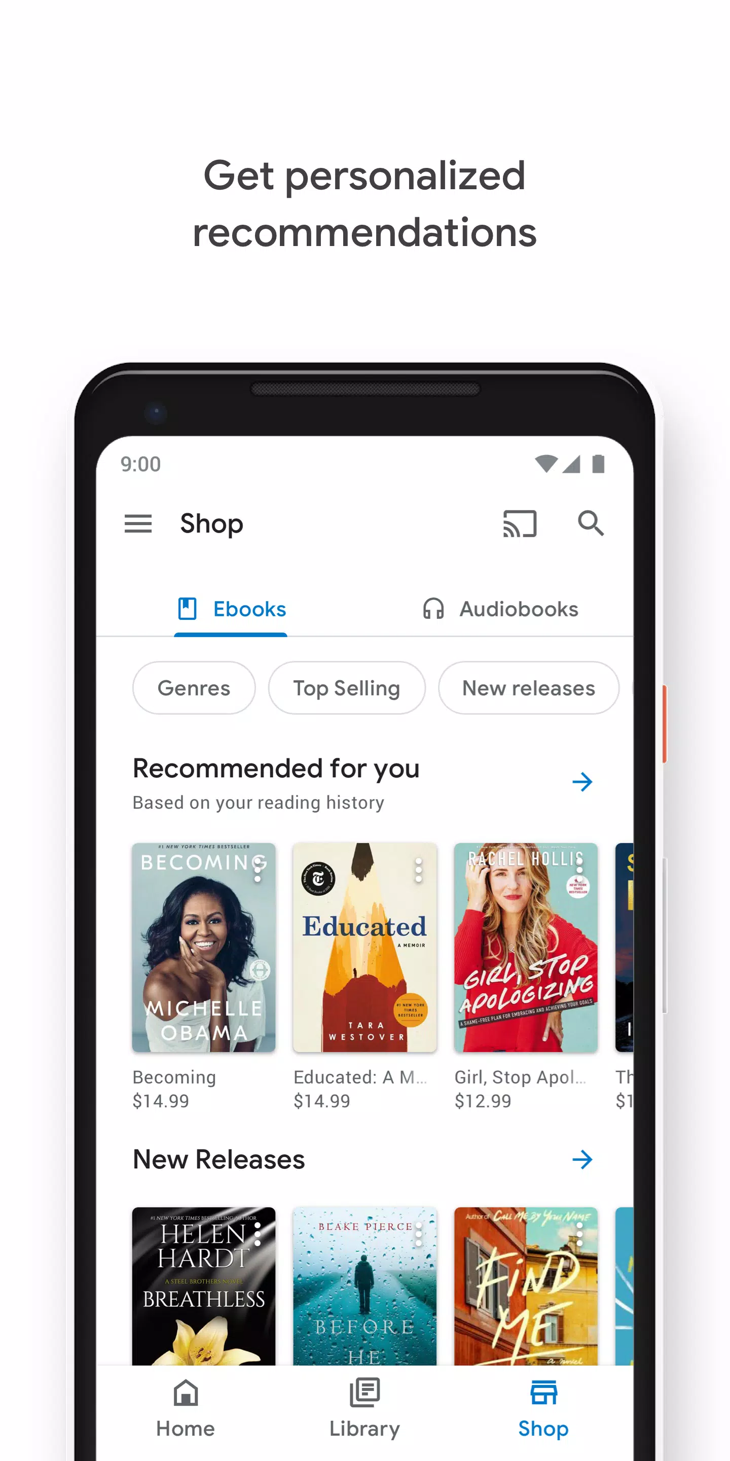 Google Play Books Zrzut ekranu 0