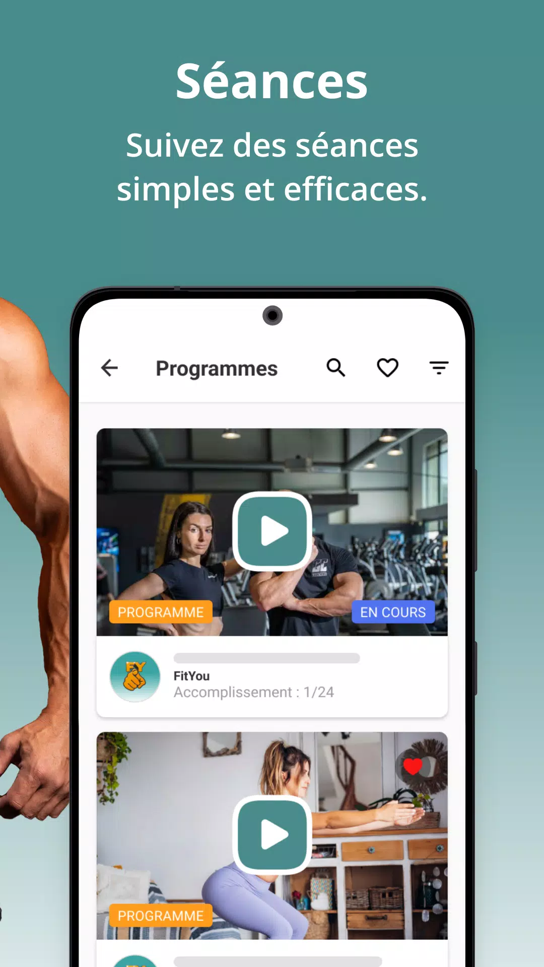 FitYou - Fitness, Nutrition ภาพหน้าจอ 2