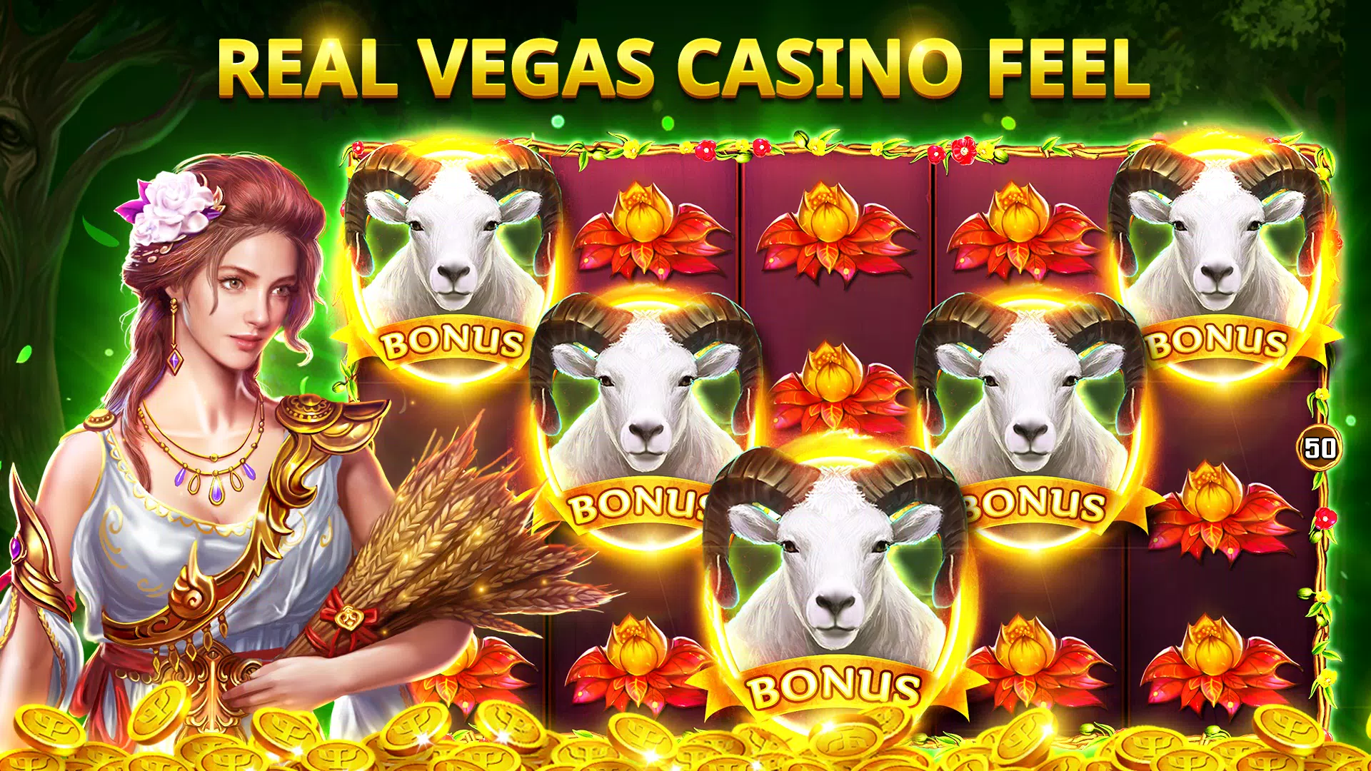 slots Myth - Slot Machines MOD Captura de pantalla 1