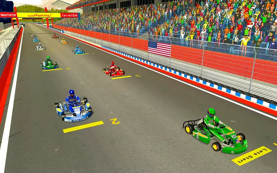 Go Kart Racing Games 3D Stunt স্ক্রিনশট 3