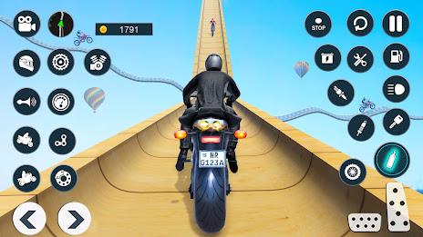 Mega Ramp Stunt Bike Games 3D应用截图第0张