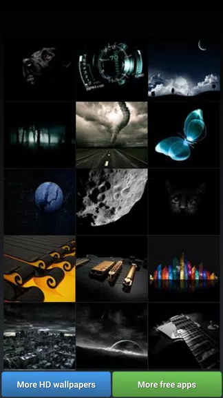 Black Theme HD Wallpapers Скриншот 0