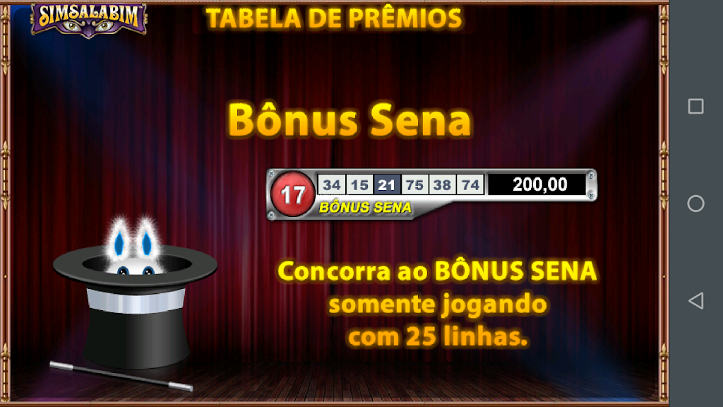 Schermata Simsalabim Caça Níquel Slot 3