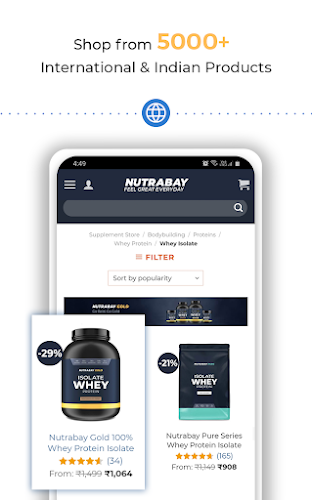 Nutrabay: Supplements Store Capture d'écran 1