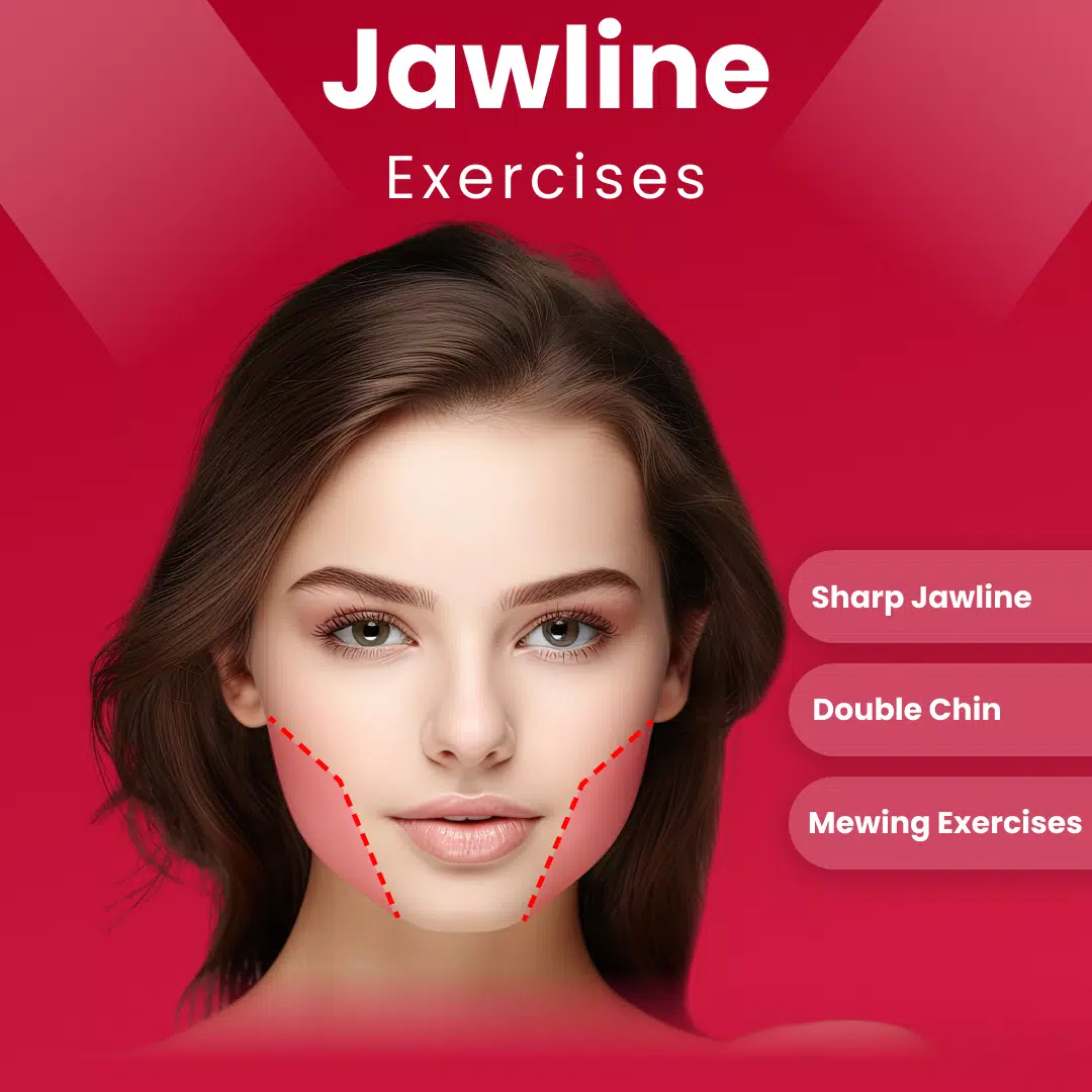 Jawline Exercises & Mewing Zrzut ekranu 0