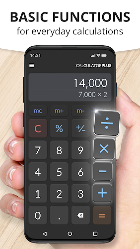 Calculator Plus ဖန်သားပြင်ဓာတ်ပုံ 1