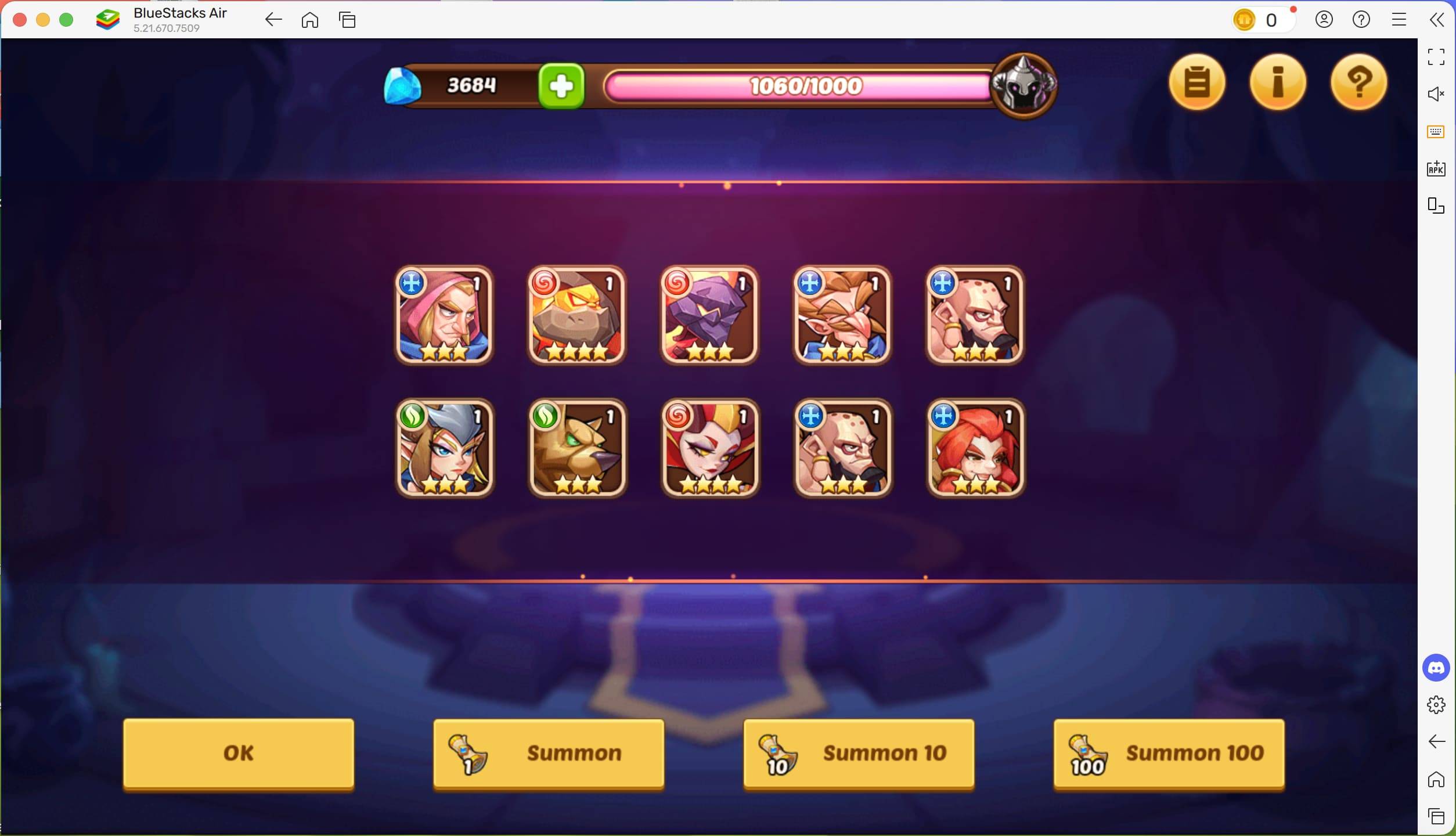 Bluestacks Air နှင့်အတူ Mac ပေါ်တွင်သင်၏ပျင်းရိသူရဲကောင်းများ gameplay ကိုမြှင့်တင်ပါ