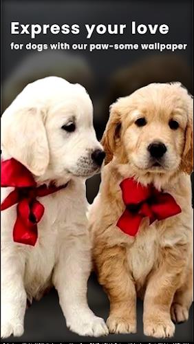 Puppy Love: Cute Dog Wallpaper ဖန်သားပြင်ဓာတ်ပုံ 0