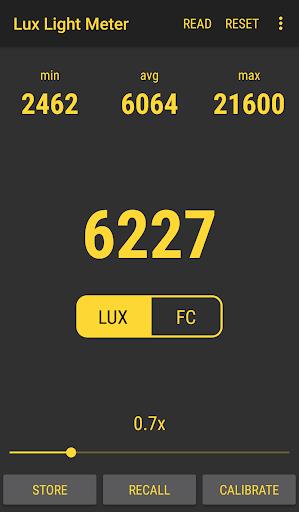 Lux Light Meter Pro Screenshot 1