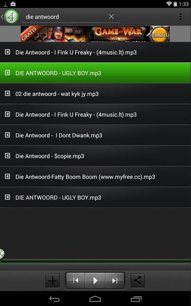 4shared Music Screenshot 2