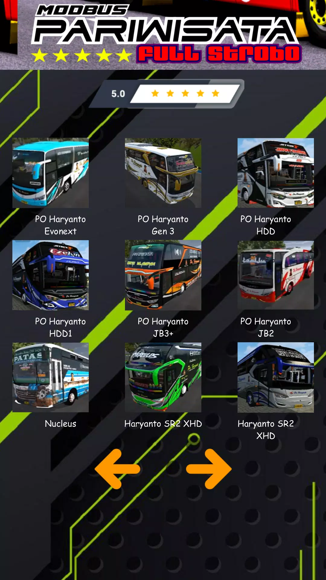 Mod Bus Pariwisata Full Strobo Capture d'écran 3