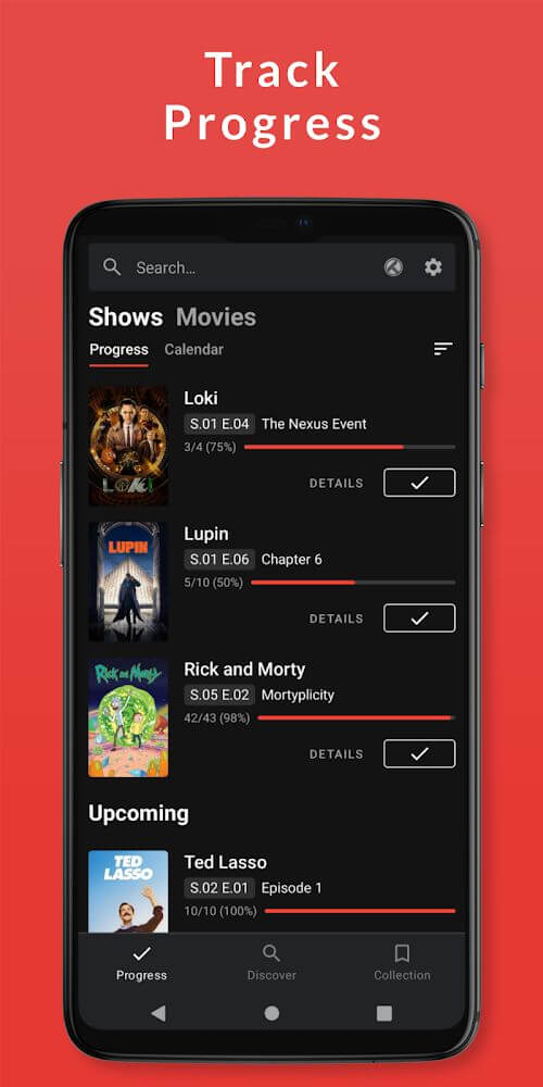 Showly: Track Shows & Movies Captura de tela 3