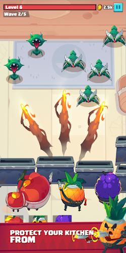 Fruit War: Idle Defense Game Screenshot 0