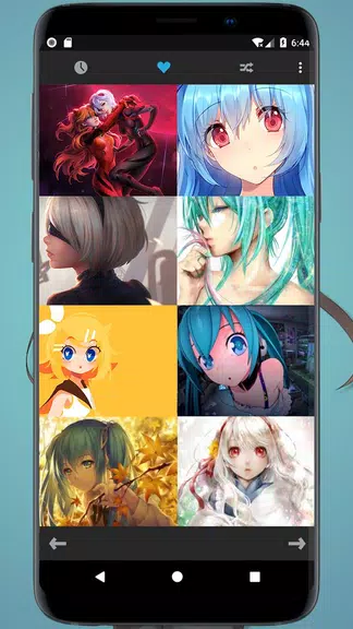 Beauty Anime Girls Wallpapers Ekran Görüntüsü 2