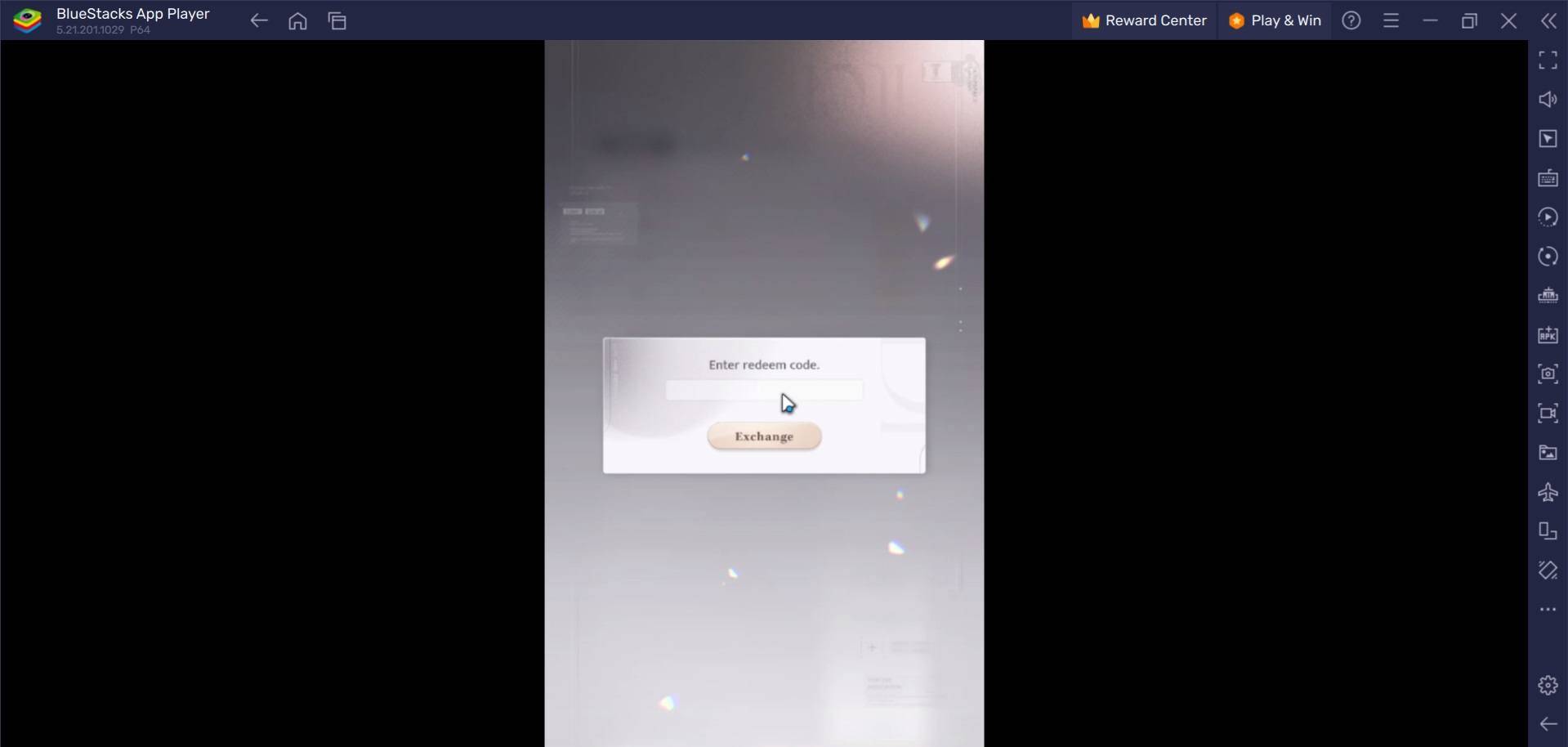 Love and Deepspace Redeem Code Interface