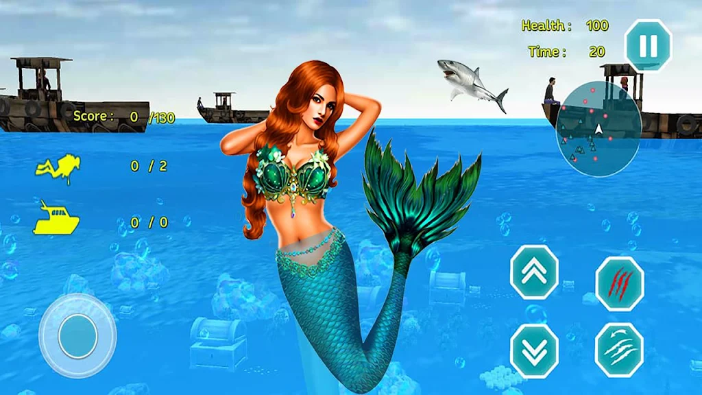 Mermaid Princess simulator 3D স্ক্রিনশট 0