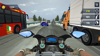 Endless Moto Traffic Racer 3D Скриншот 0