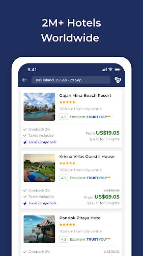 Travala.com: Hotels & Flights ภาพหน้าจอ 1