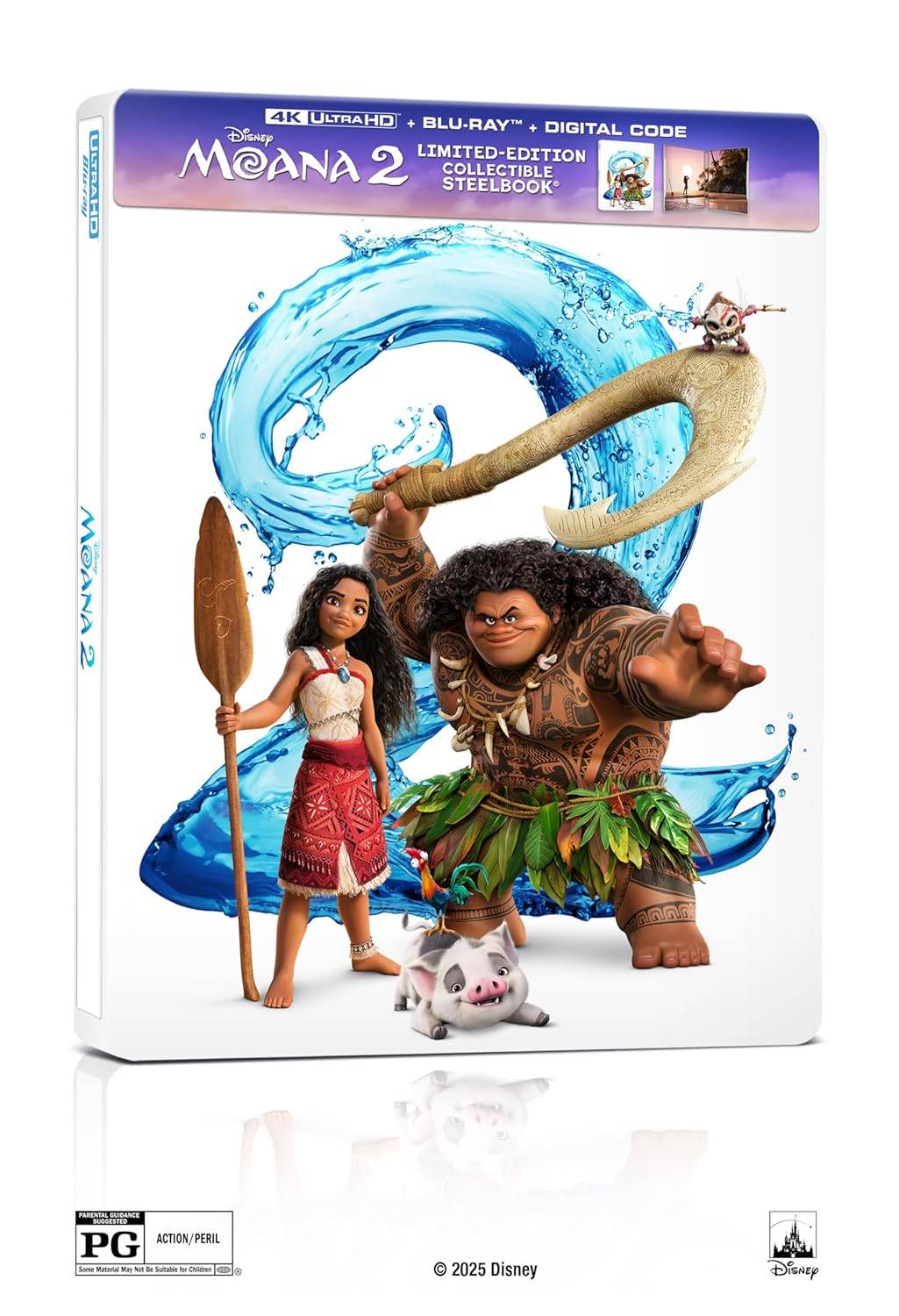 Het 4K Steelbook van Moana 2 is nu beschikbaar om vooraf te bestellen