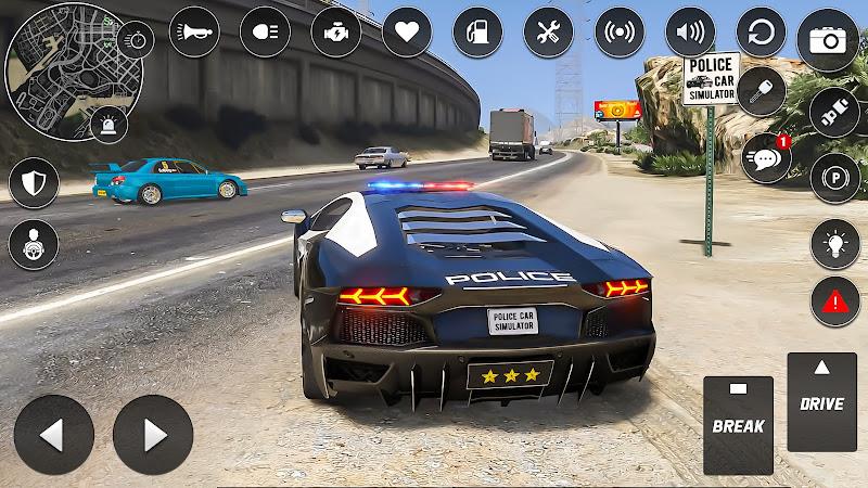 Police Chase Thief Cop Games Schermafbeelding 3