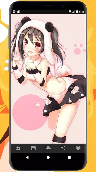 Beauty Anime Girls Wallpapers Ekran Görüntüsü 1