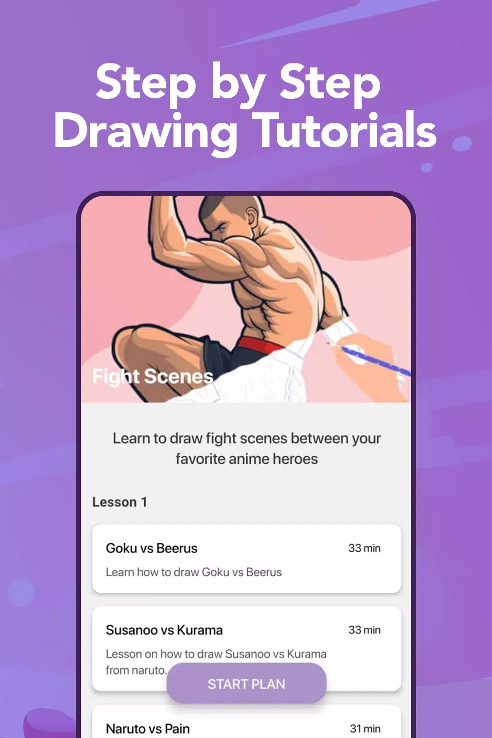 Learn to Draw Anime by Steps スクリーンショット 1