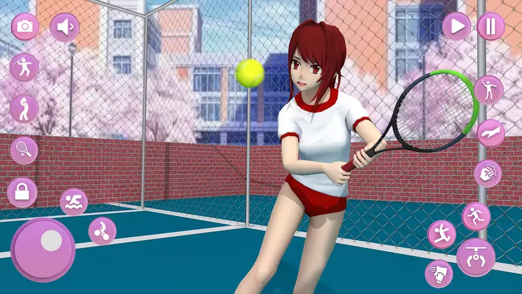 Anime School Girl Simulator 3D ภาพหน้าจอ 1