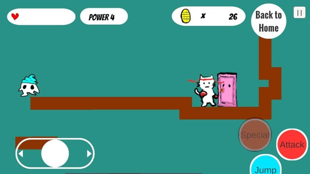 Pemain Android: Permainan Tindakan 2D Baru, Punch Cat, Melancarkan