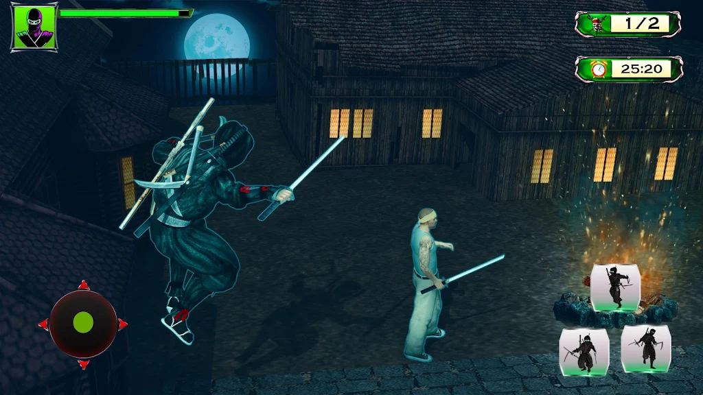 Ninja Hero Assassin Samurai Pirate Fight Shadow ภาพหน้าจอ 0