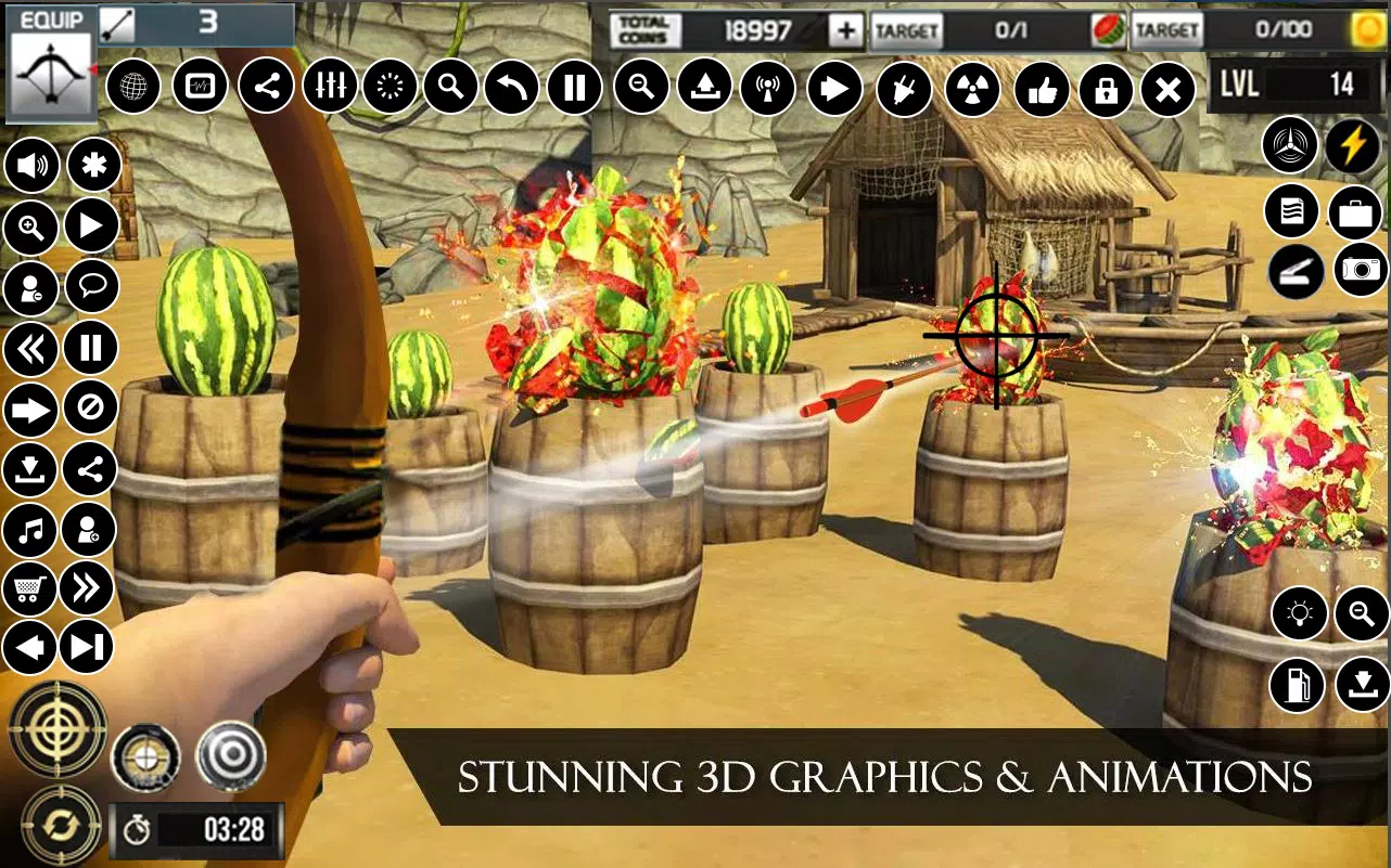 Watermelon Archery Games 3D应用截图第1张