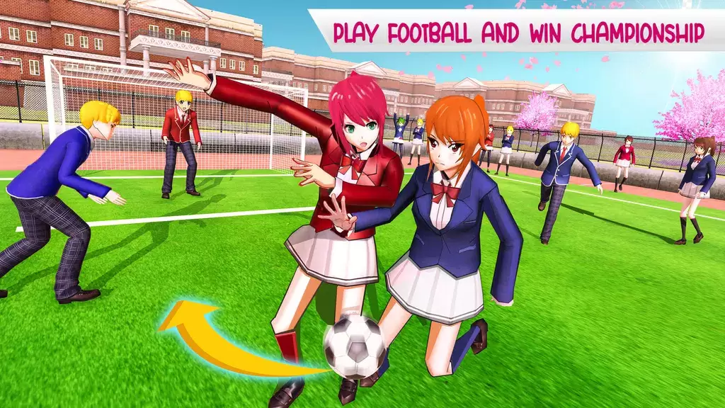 Schermata Anime High School Life 2