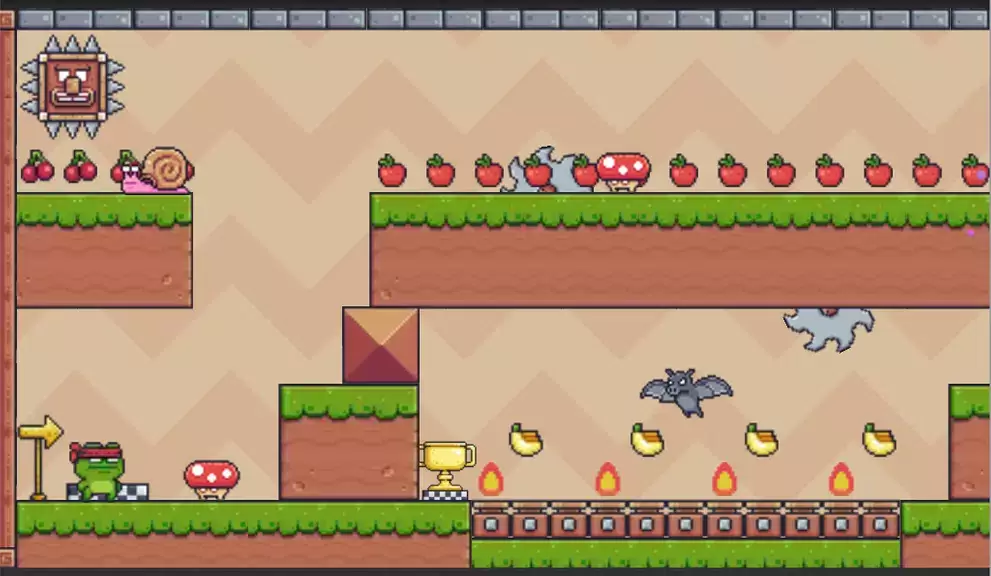 Super Frog Hero Pineapple Screenshot 1