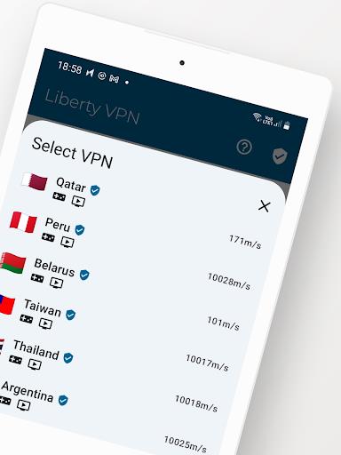 Liberty VPN Secure & Fast VPN Ekran Görüntüsü 1