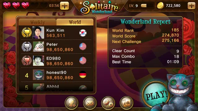 Solitaire Wonderland 스크린샷 2