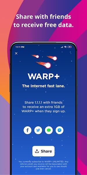 1.1.1.1 + WARP: Safer Internet Скриншот 2