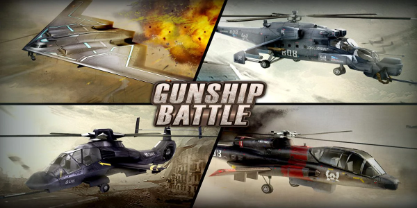 GUNSHIP BATTLE: Helicopter 3D Mod Ekran Görüntüsü 1