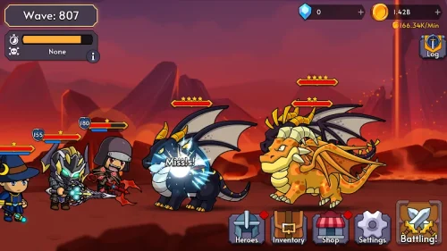 Mobile Heroes: Idle Heroes RPG स्क्रीनशॉट 3