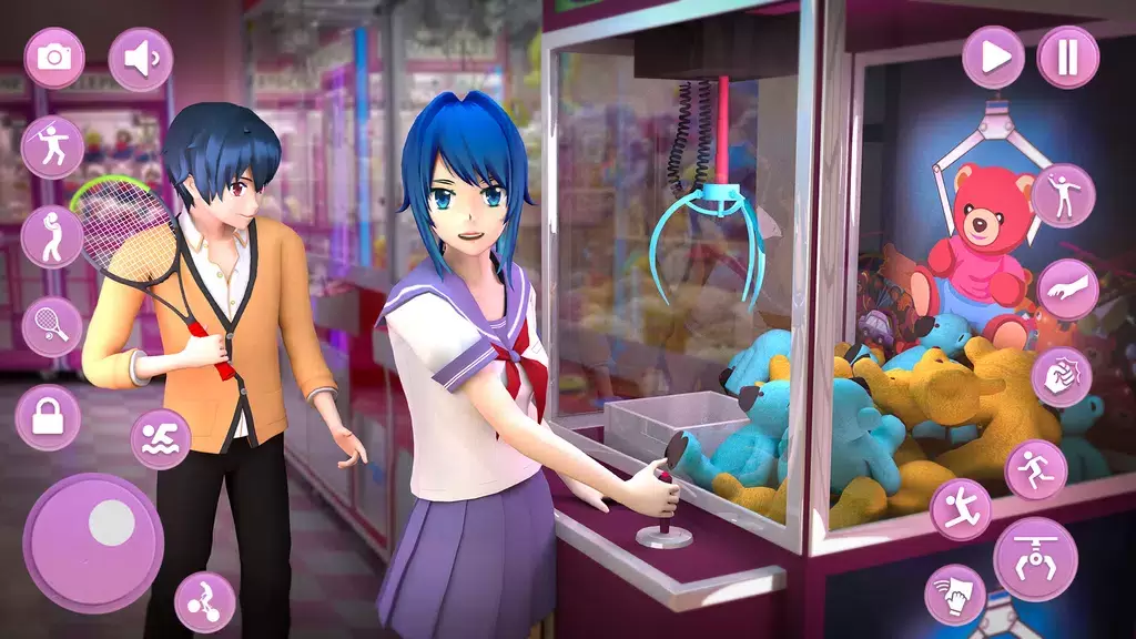 Anime School Girl Simulator 3D ภาพหน้าจอ 3