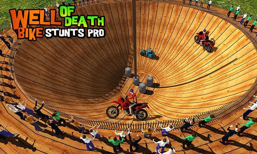 Well of Death Bike Stunts Ride Ảnh chụp màn hình 2